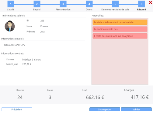 Contrat de travail production 